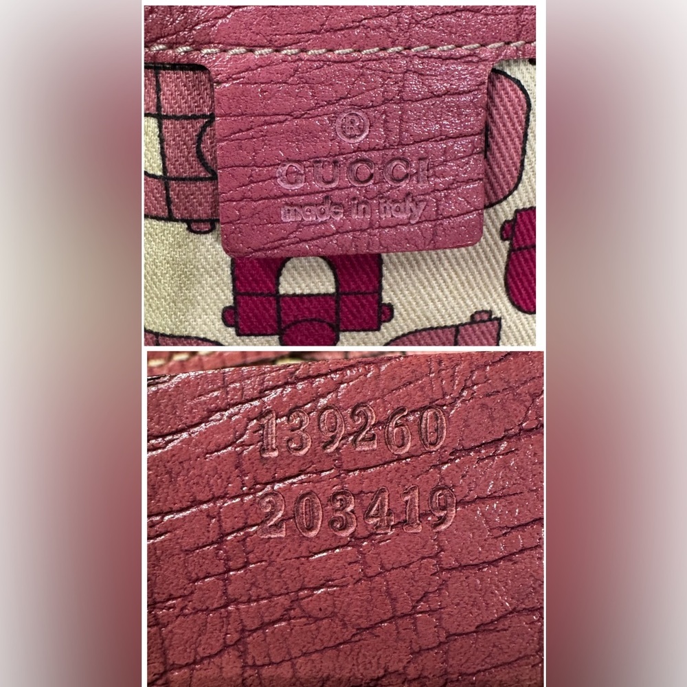 Gucci Jolicuer Tote bag with butterfly charm with COA - Picture 4 of 16